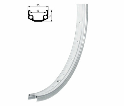WASPER, 16“ silver