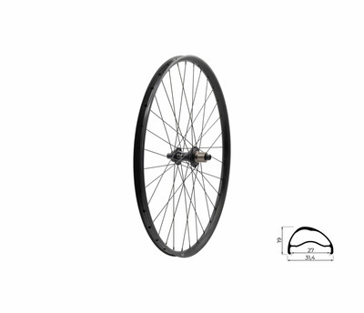 SEGADOR 27 SL DSC R, 28/29", black