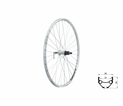 DRAFT V-brake R, 28/29", silver