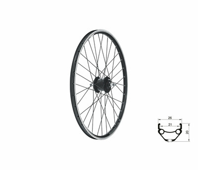 DRAFT Dynamo V-brake, 26", black