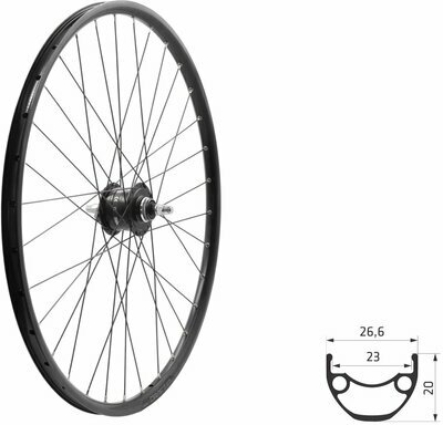 KLS DRAFT DSC 23 Dynamo, 28/29", black