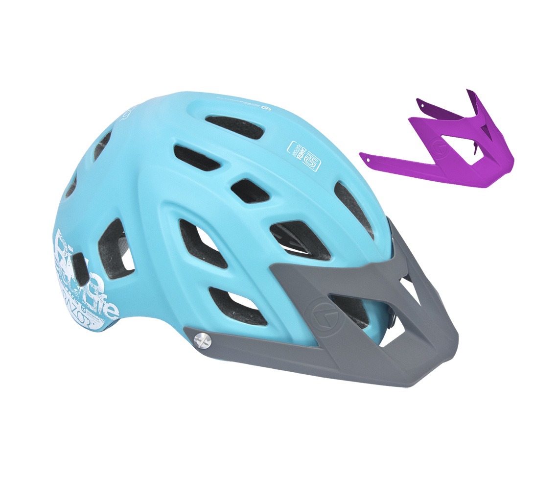 baby blue bike helmet