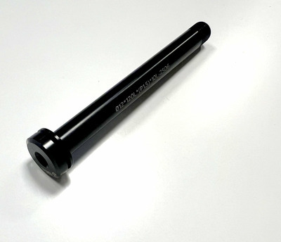 Front axle M12x1.5; QR MF5 UNI lenght 118mm (SOOT)