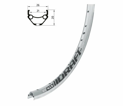 DRAFT csiszolt, 32H, 28"/29" silver