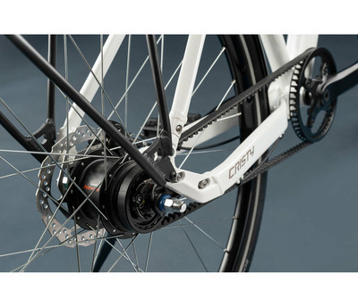 CRISTY 70 BELT WHITE GOLD