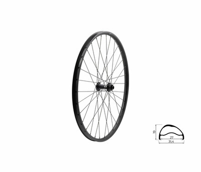 SEGADOR 27 SL DSC F, 28/29", black