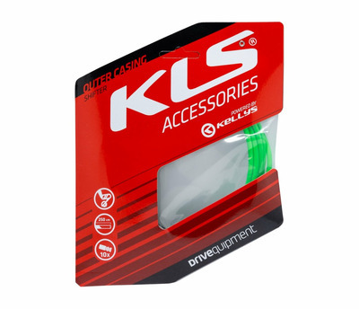 Pancerz linki przerzutki KLS 250 cm, green, 1pc