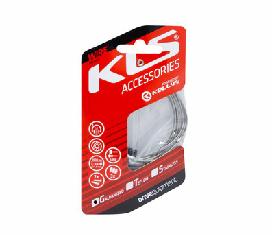 Inner brake cable KLS MTB+ROAD 200 cm, galvanized, 1pc