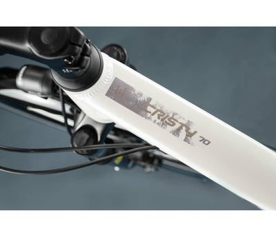 CRISTY 70 BELT WHITE GOLD