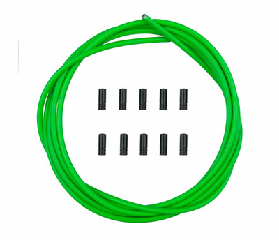 Outer casing for derailleur cables KLS 250 cm, green, 1pc