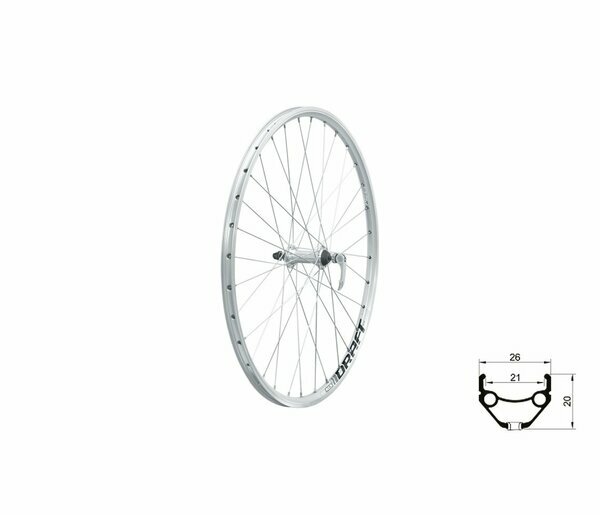 DRAFT V-brake F, 26", silver