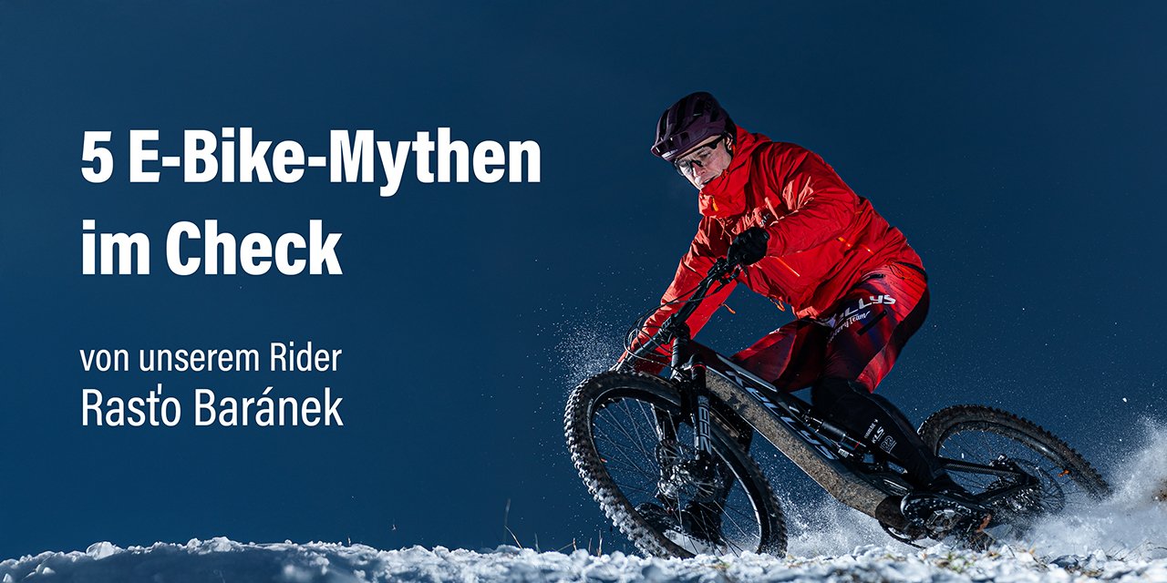 5 E-Bike-Mythen im Check – von unserem Rider Rasťo Baránek