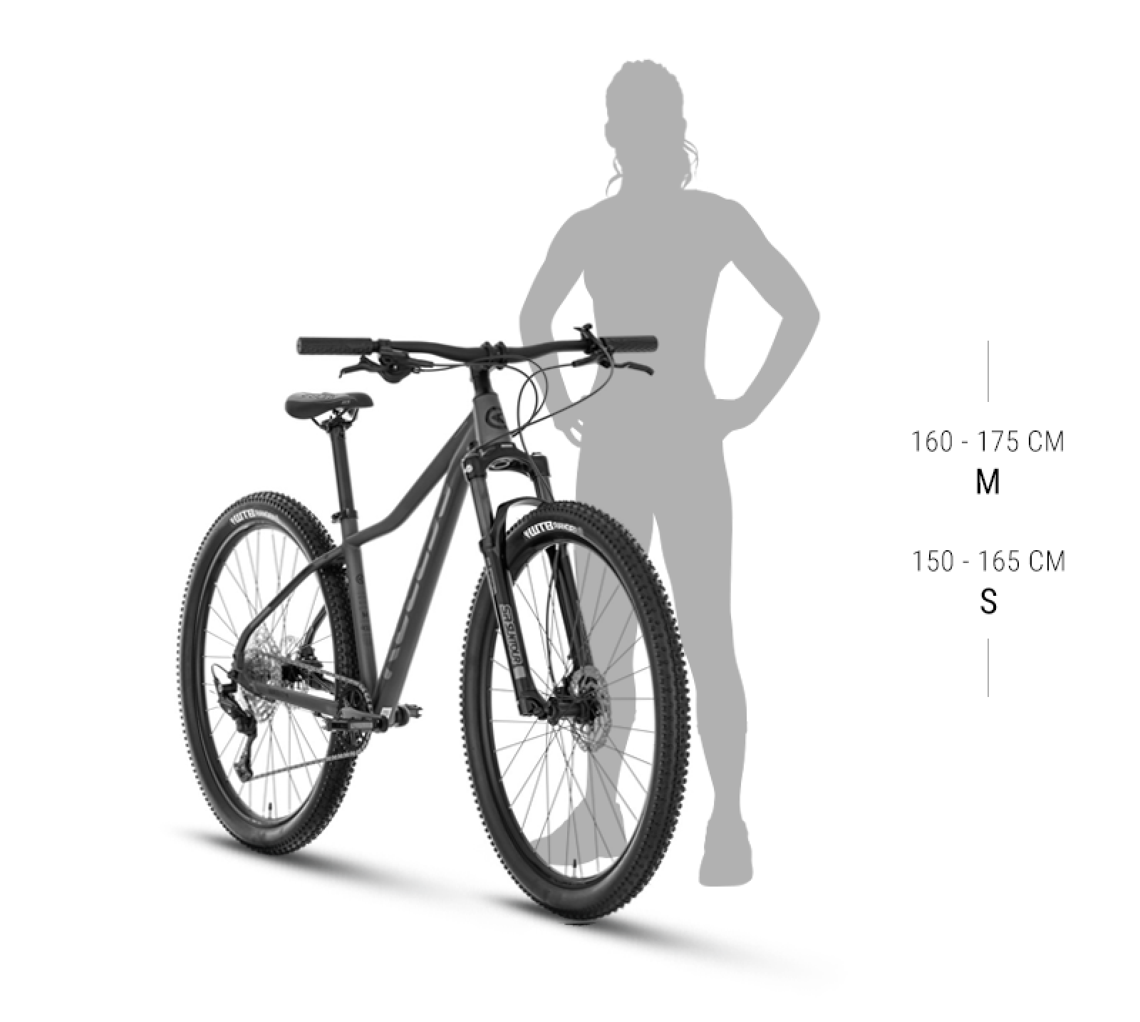 Veľkosť rámu VANITY 30 WHITE 27.5"