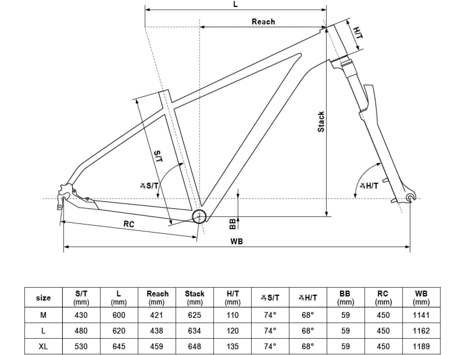 Geometria SPIDER X50 GRAPHITE GREY 29"