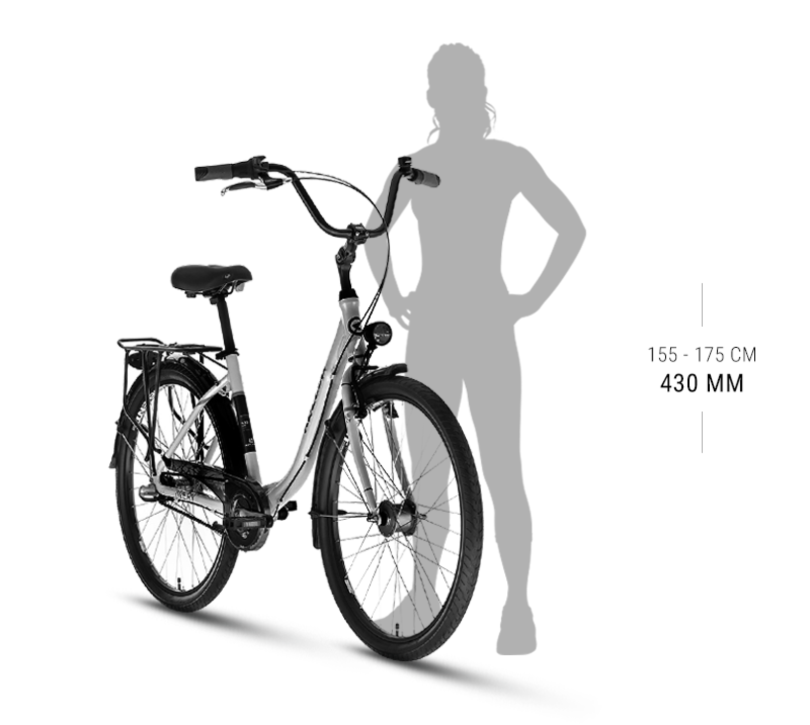 Veľkosť rámu AVERY 30 WHITE