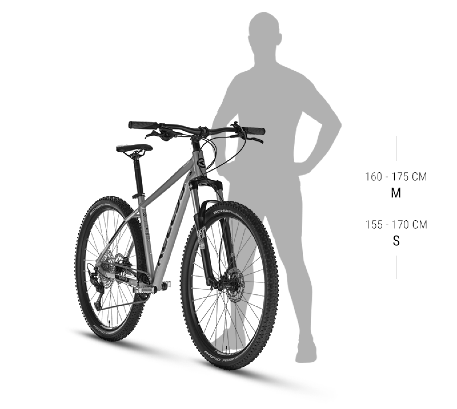 Veľkosť rámu SPIDER X30 CHROME GREY 27.5"