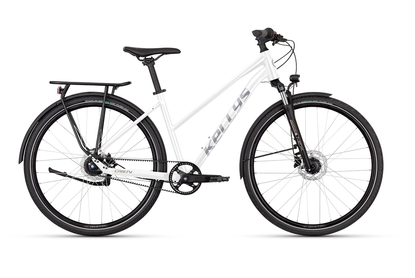 CRISTY 70 BELT WHITE GOLD