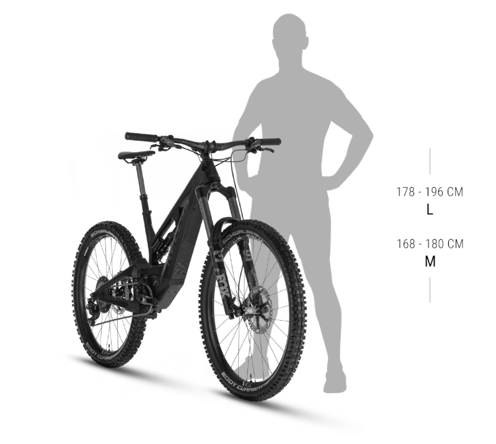 Veľkosť rámu THEOS F70 SH SPACE GREY 29/27.5" 820 Wh