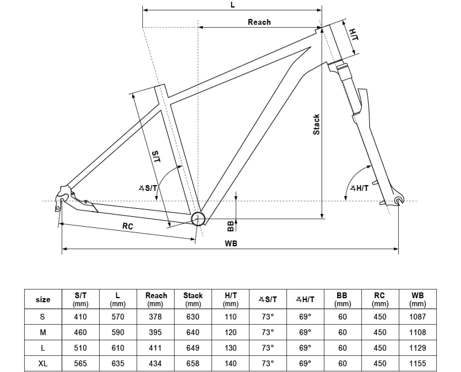 Geometria SPIDER 70 BLACK 29"